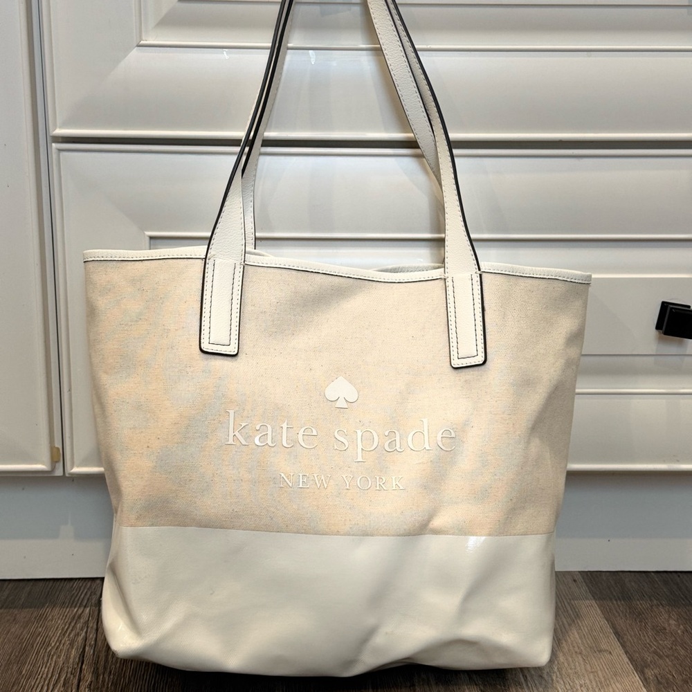 Kate Spade Cream Tote Bag